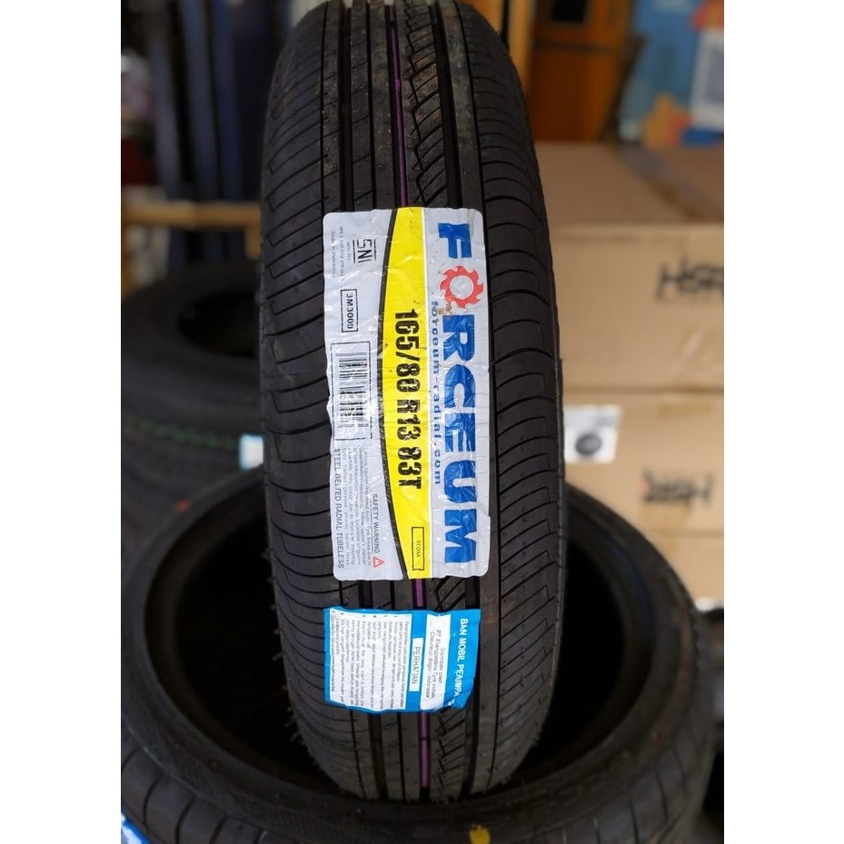 Ban Mobil Murah R13 Ukuran 165 80 Ring13 FORCEUM ECOSA TUBLES Ban Harian 165/80/13