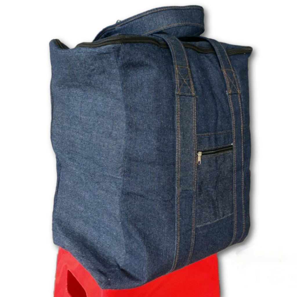 Tas laundry besar serbaguna bahan jeans tebal