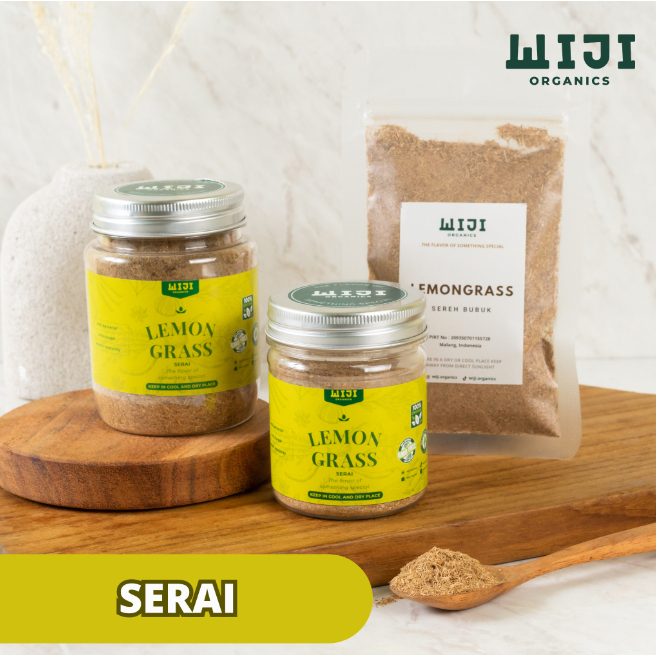 

Lemongrass Powder | Serai Sereh Bubuk | Serei Sere Bumbu Premium 25 Gr - MED 25gr