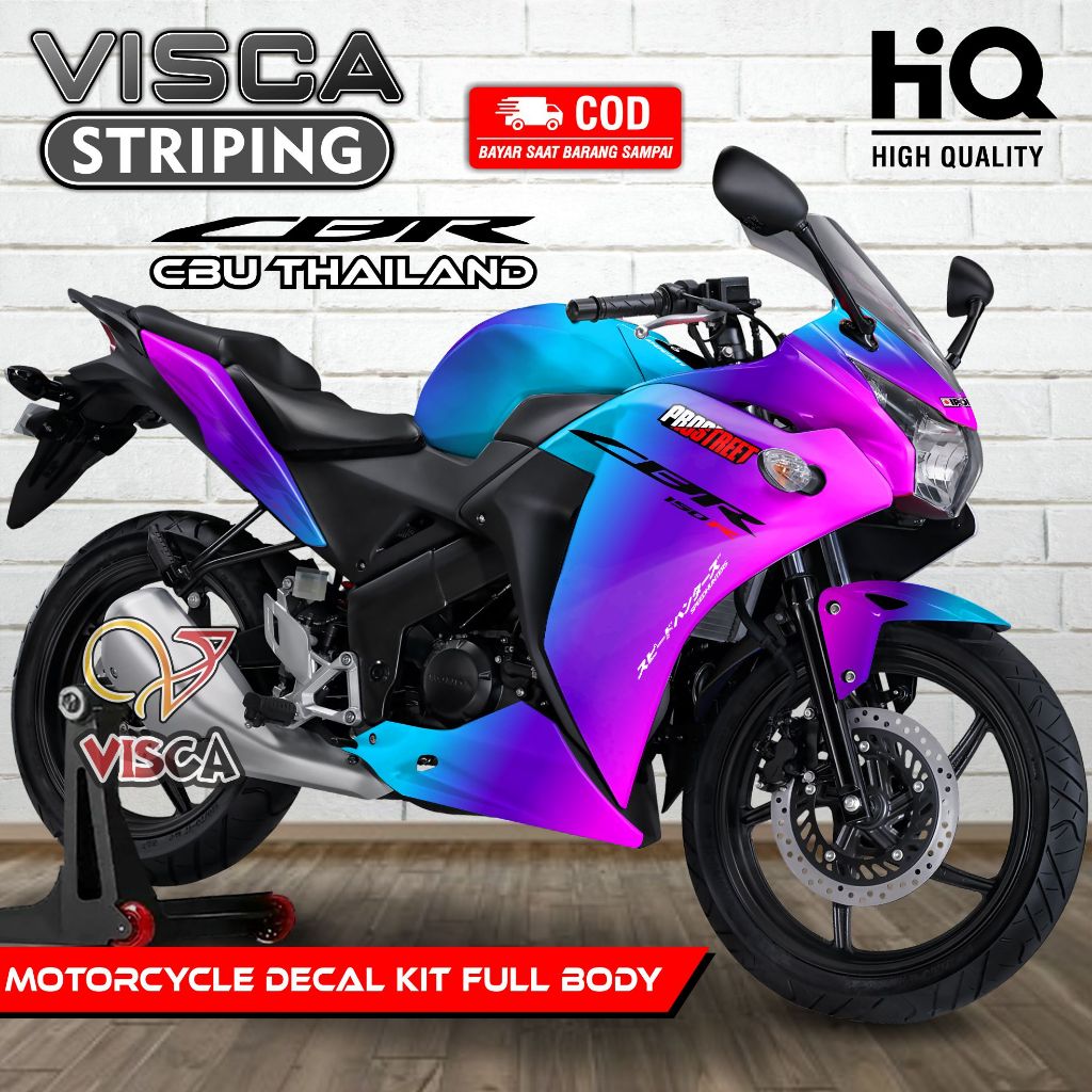 Decal CBR 150R CBU Thailand Full Body - Stiker Honda CBR 150R CBU Thailand - Dekal CBR 150R CBU Thai