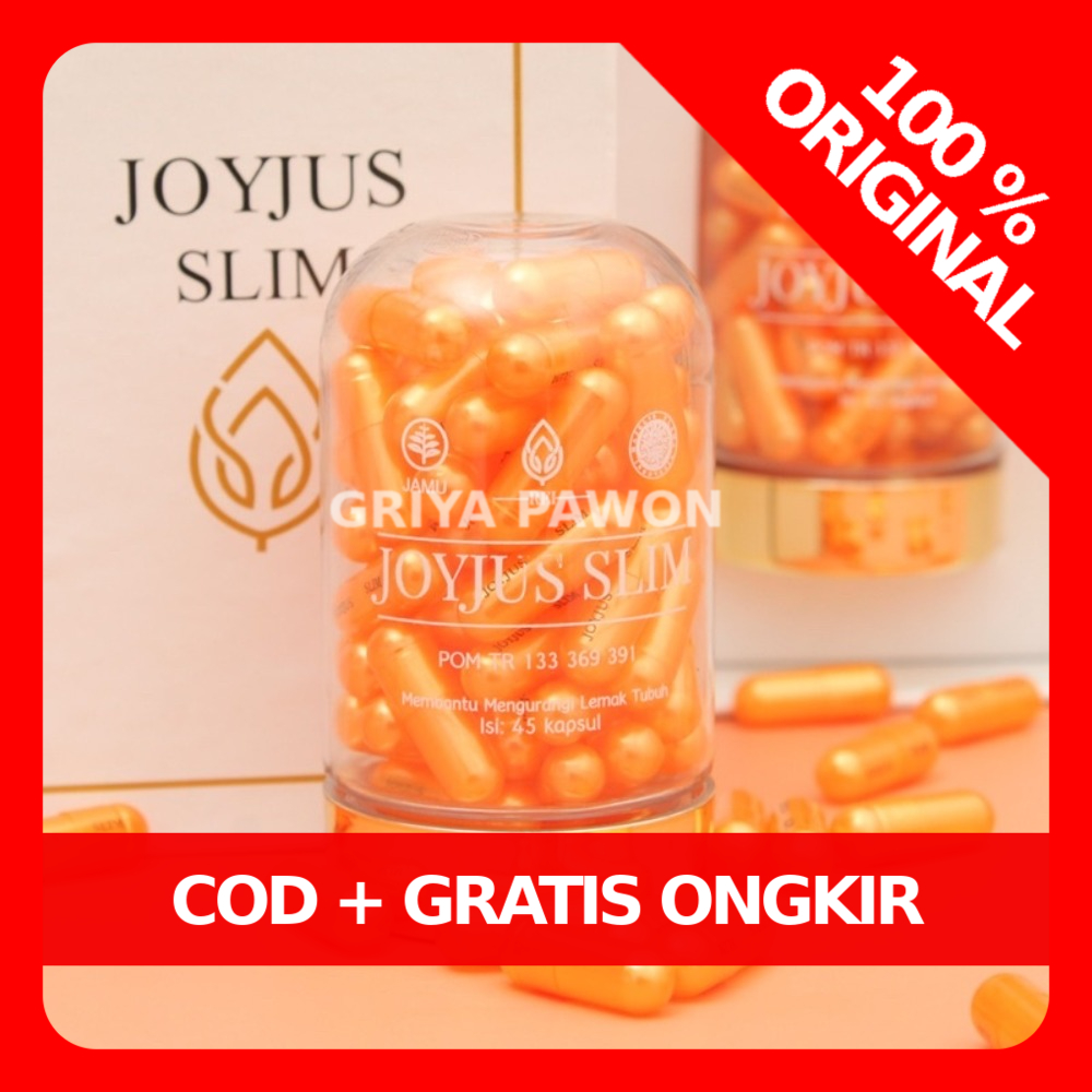 

JOYJUS SLIM CAPSULE 100% ORIGINAL BPOM PELANGSING ALAMI HERBAL