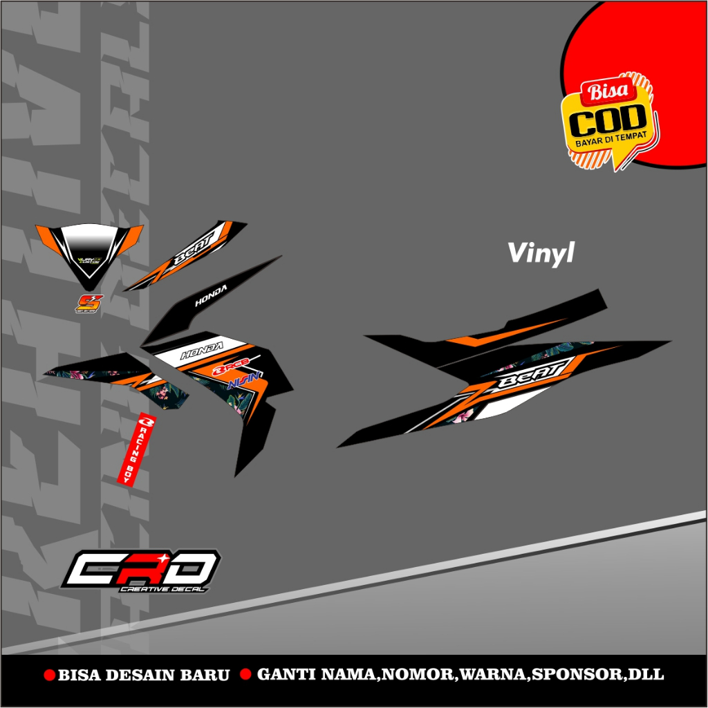 Stiker Striping Variasi Beat Deluxe New 2020 2021 - Striping Motor Beat Deluxe New 2020 2021