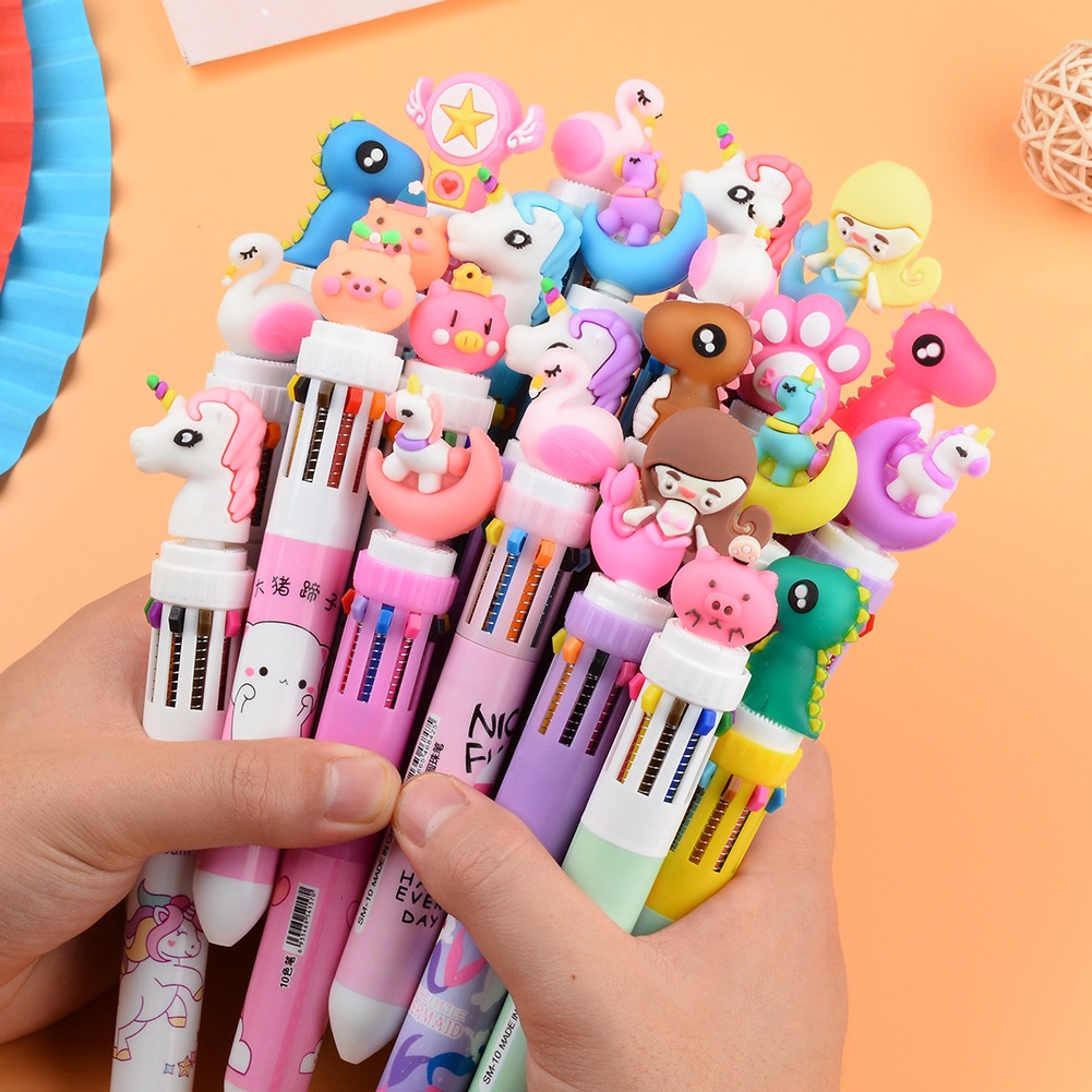 

Pena Ballpoint Bulpoint Pulpen Bolpoin Multiwarna Motif Kartun Alat Tulis Kreatif Siswa Lucu