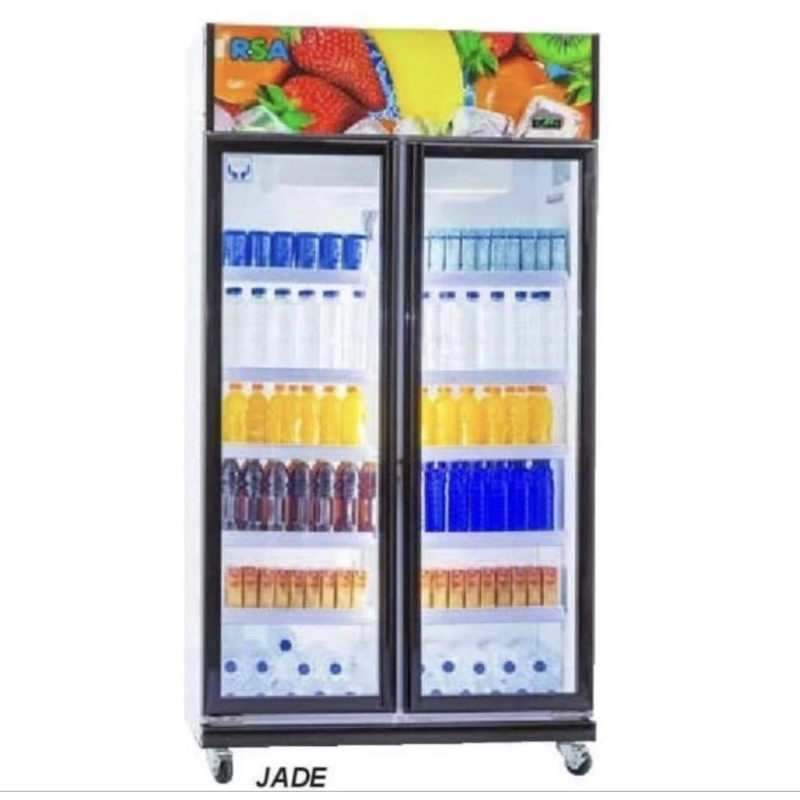 showcase / pendingin minuman RSA 2 pintu Jade 800 liter