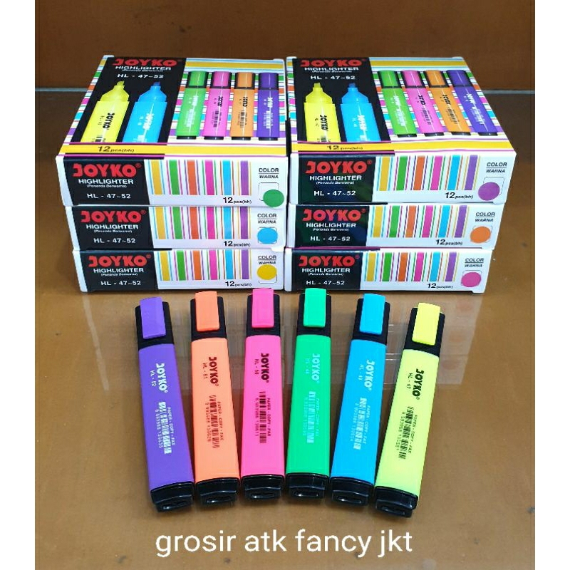 

Stabilo Highlighter Penanda Warna Joyko HL 47 - 52