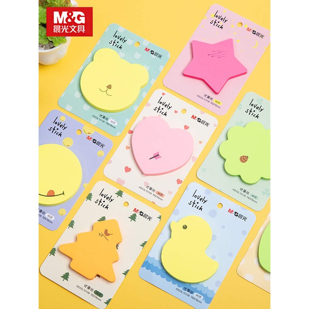 

M&G Lovely Shapes Neon Colour Sticky Notes 60 sheets