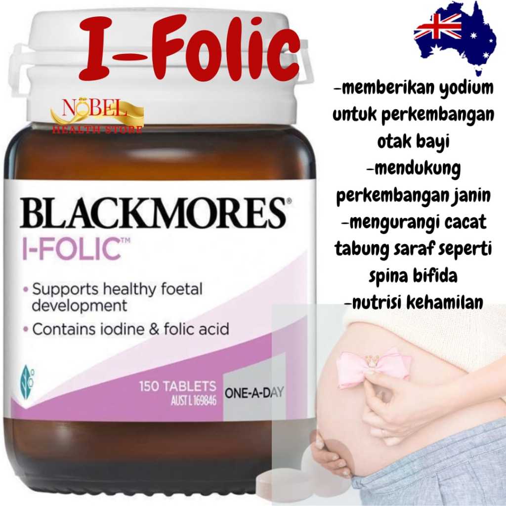 Blackmores I-Folic Preconception & Pregnancy Vitamin 150 Tablets