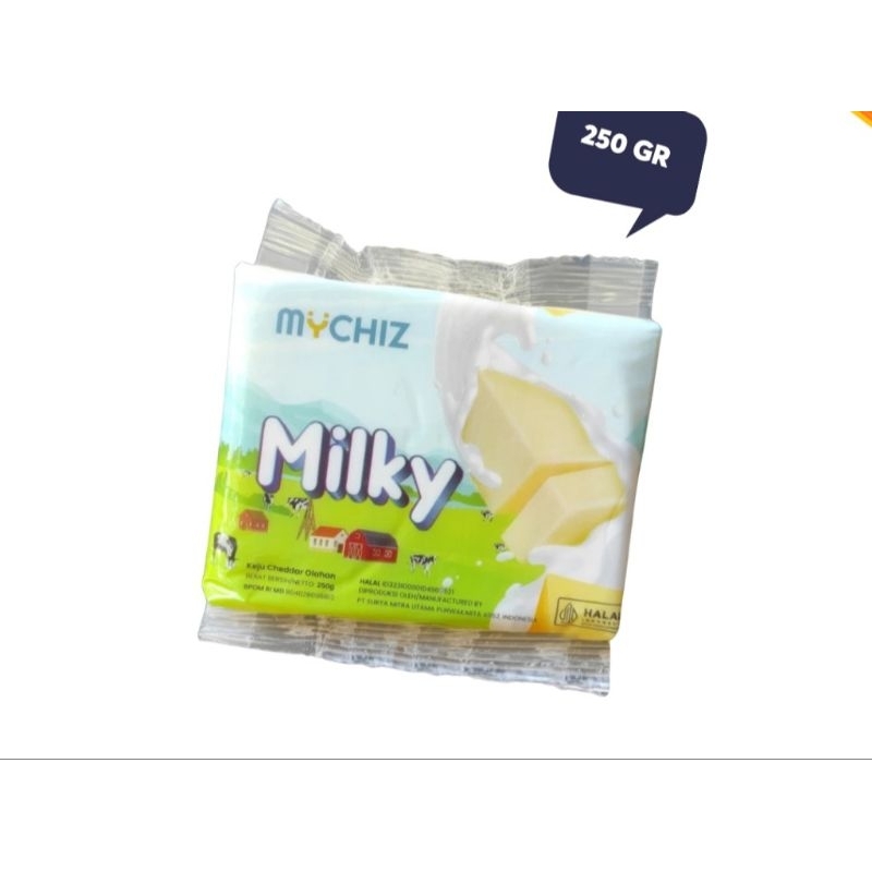 

keju mychiz milky 250g