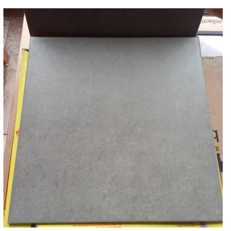 KERAMIK LANTAI TERAS 40X40 KASAR ABU SEMEN / ABU MATT / ABU INDUSTRIAL- KERAMIK LANTAI GARASI 40x40 
