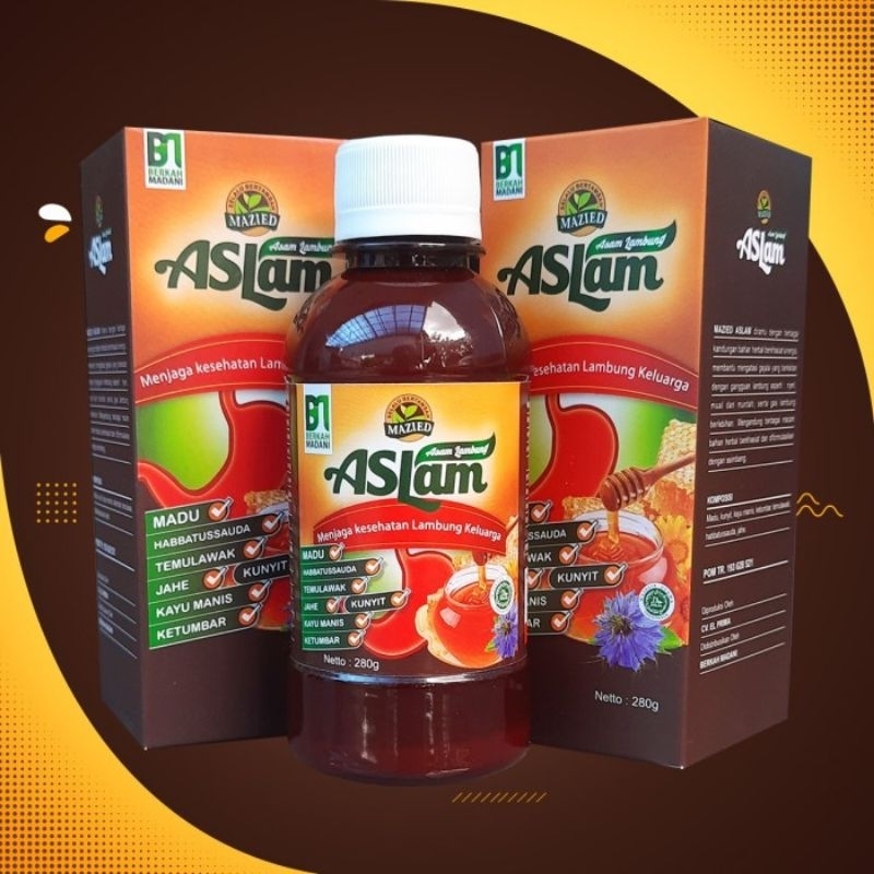 

Madu Aslam Asam herbal lambung maag