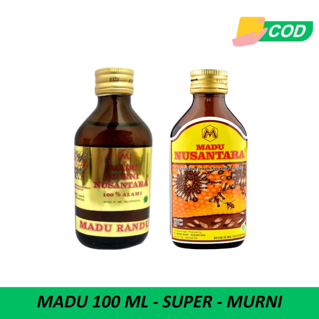 

GROSIR MADU NUSANTARA BANDUNG - MADU NUSANTARA - ORIGINAL - MADU KEMASAN 100 ML - MADU 100 ML - ROYAL JELLY - BEE POLLEN - MENJAGA KESEHATAN TUBUH - ORIGINAL