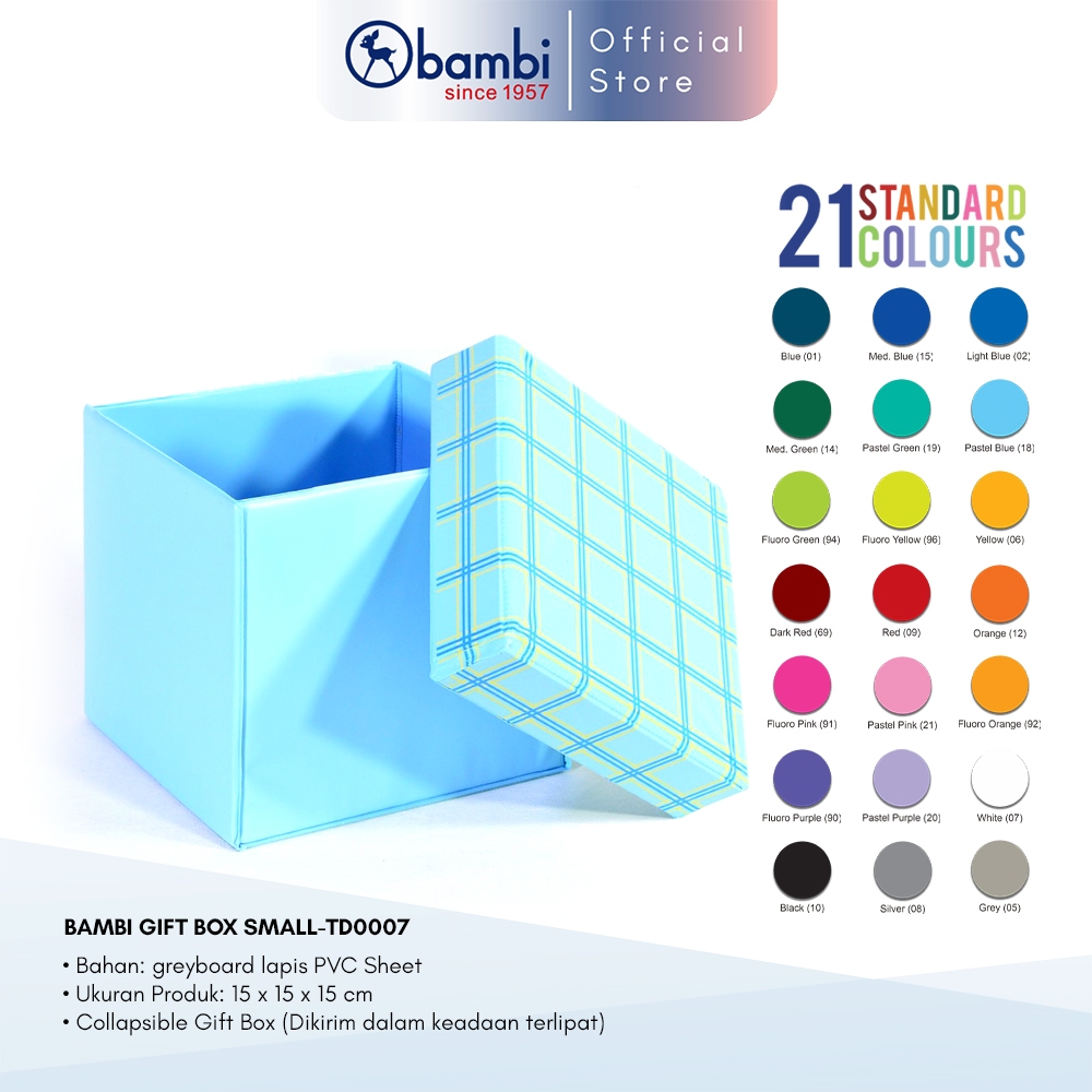 

Bambi Storage Box Edisi Gift Box Rectangle Abstract Small Size Original