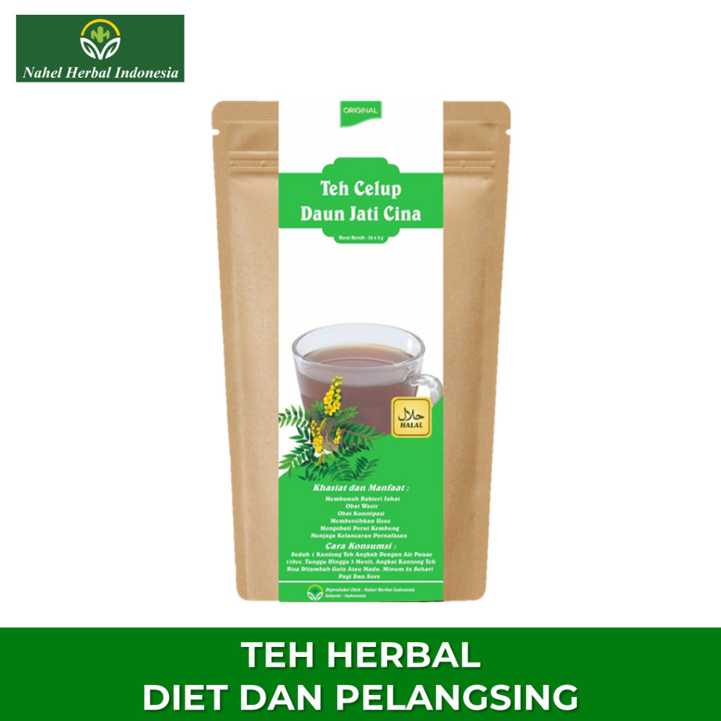 Detox & Slimming Tea - Teh Diet Detoks Jamu Pelangsing Herbal Original Super Strong Di Jamin Ampuh D