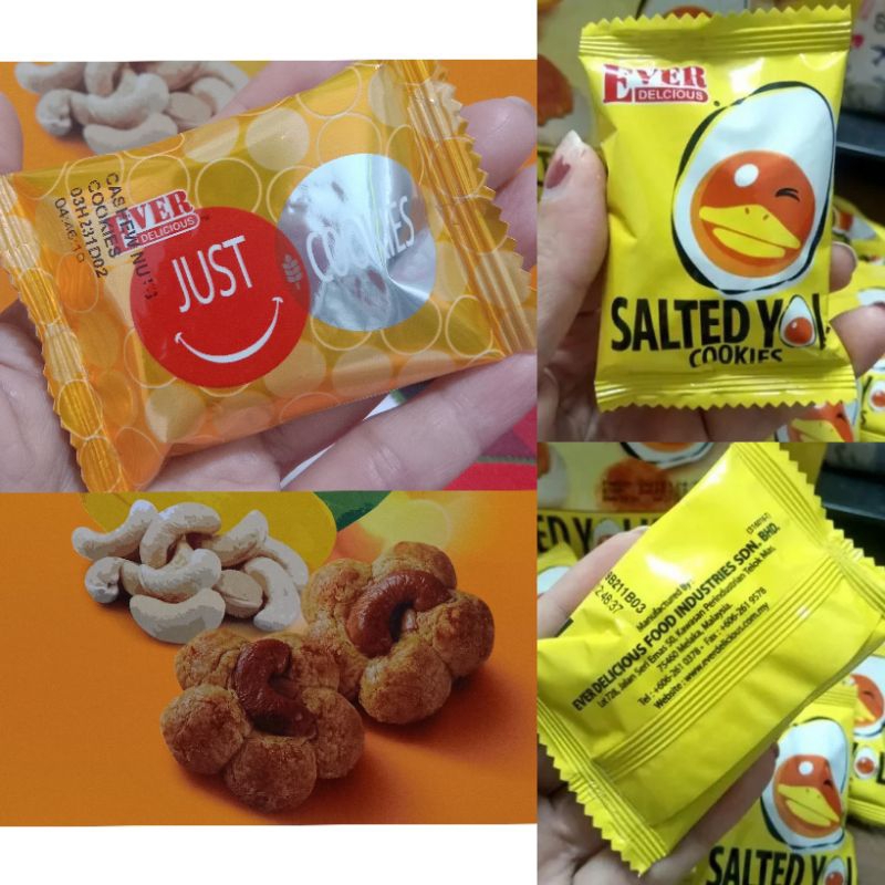 

Ever Delicious~Salted Yolk Cookies 10g/biji Product Malaysia