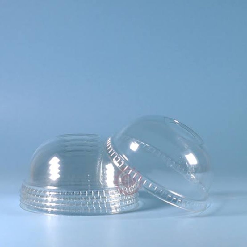 tutup cup minum oval bening