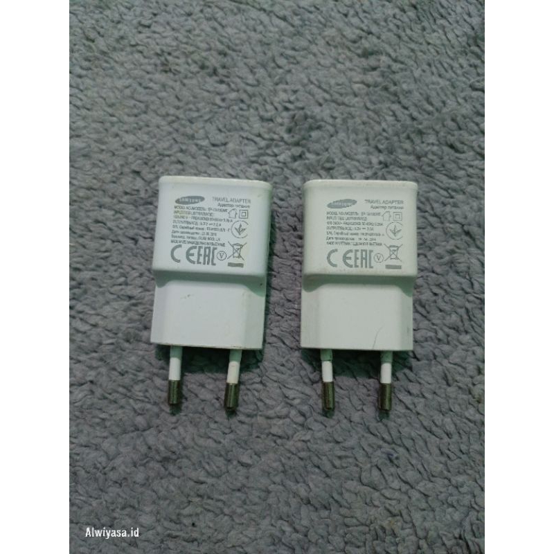 Adaptor Charger cas Samsung 2A 10W Original asli bekas box Hp bawaan real