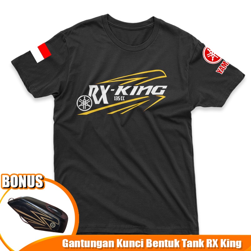 Gazken Kaos BONUS Ganci Tank Keren Baju Motor Yamaha Indonesia Jadul Klasik