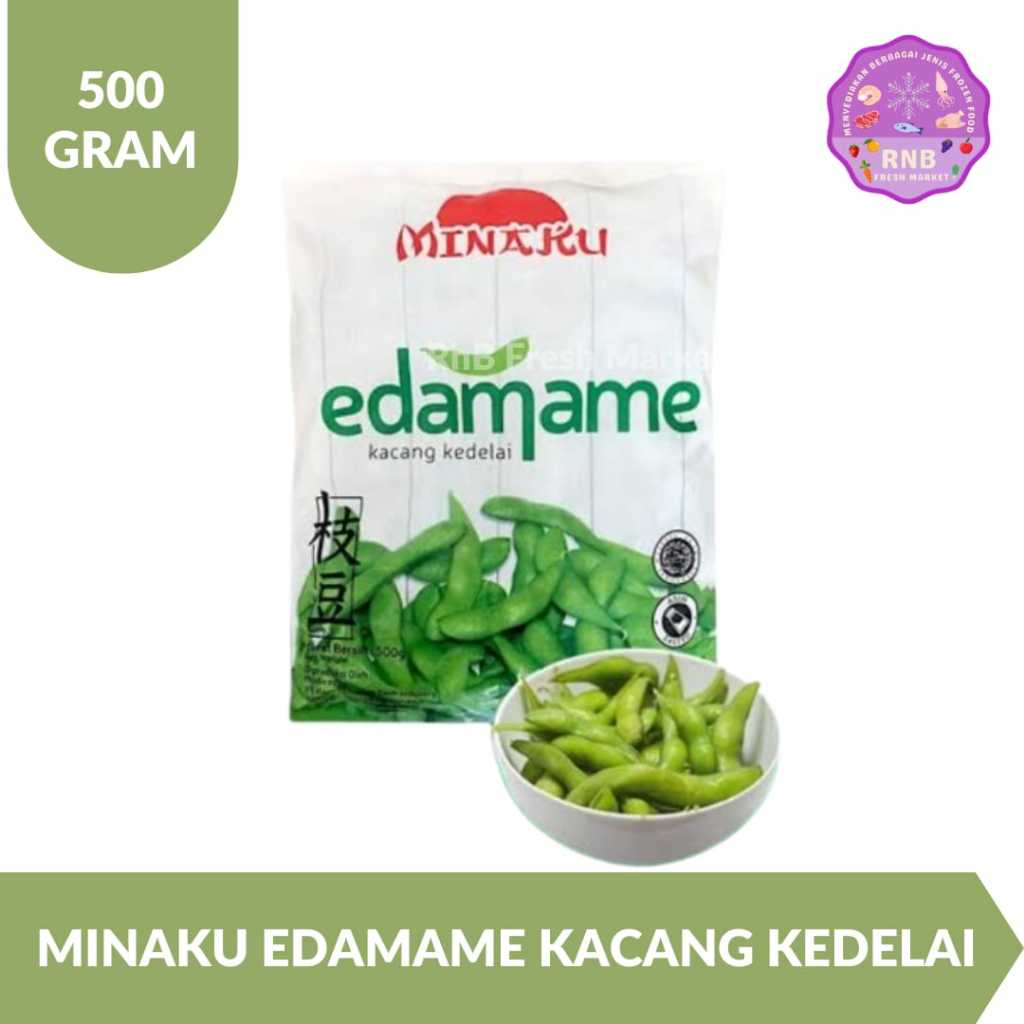 

Minaku Edamame Kacang Kedelai Netto 500 Gram