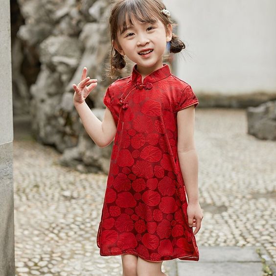BAJU IMLEK ANAK DRESS IMLEK ANAK CHEONGSAM IMLEK ANAK BAJU CNY ANAK DRESS CNY ANAK QIBAO ANAK QIPAO 