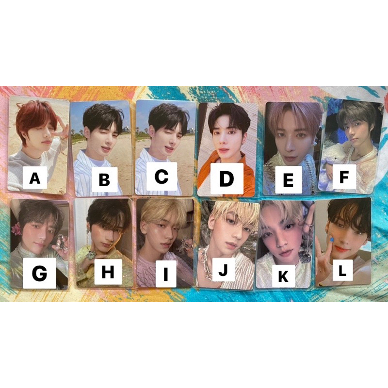 [ READY ] wts official txt photocard / pc || midsummer sky blue orangeade pob lullaby tnct wv b bone