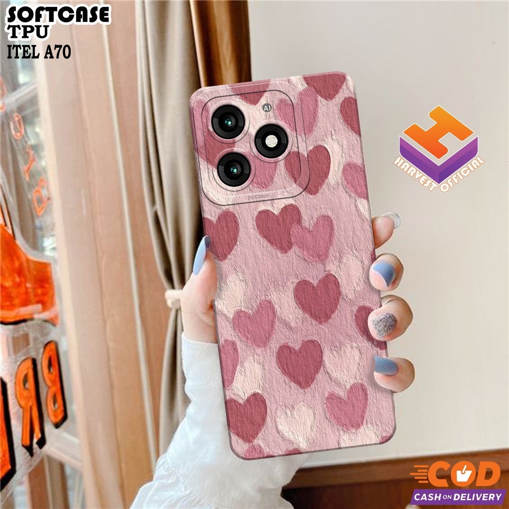 Case Itel A70 2023 Softcase  Itel A70 2023 Casing Itel A70 2023  Kesing  Itel A70 2023 Silikon Hp Ca