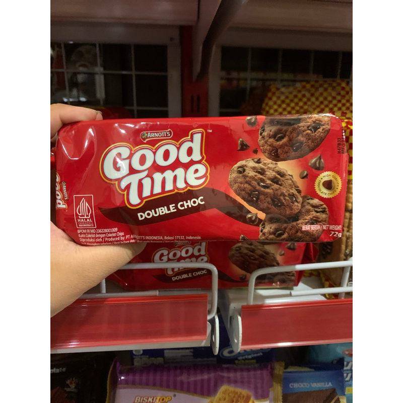 

good time double choc 72gr