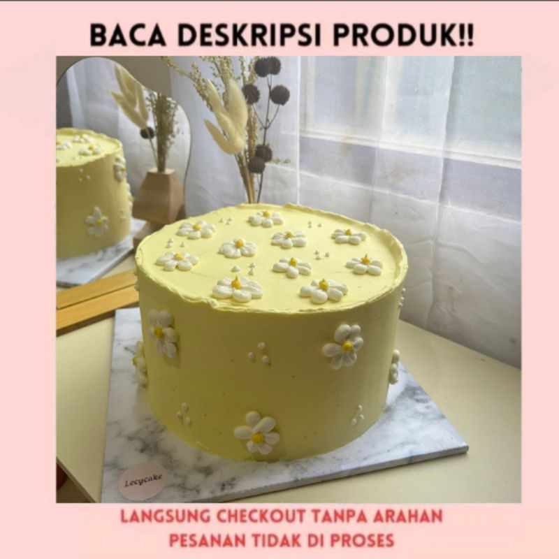 

[Bisa H-1] UPSIZE Whole Cake 16 & 20 cm