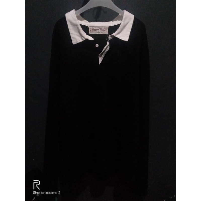 Rugby Shirt black by:"Rugged House"