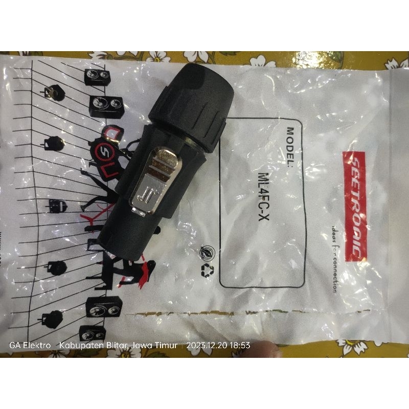 jack speakon SEETRONIC ML4FC-X original