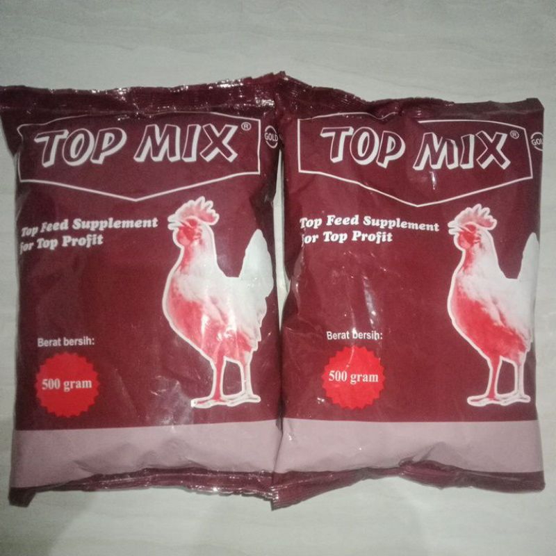 Suplement Tambahan Ayam Top Mix 500 Gr