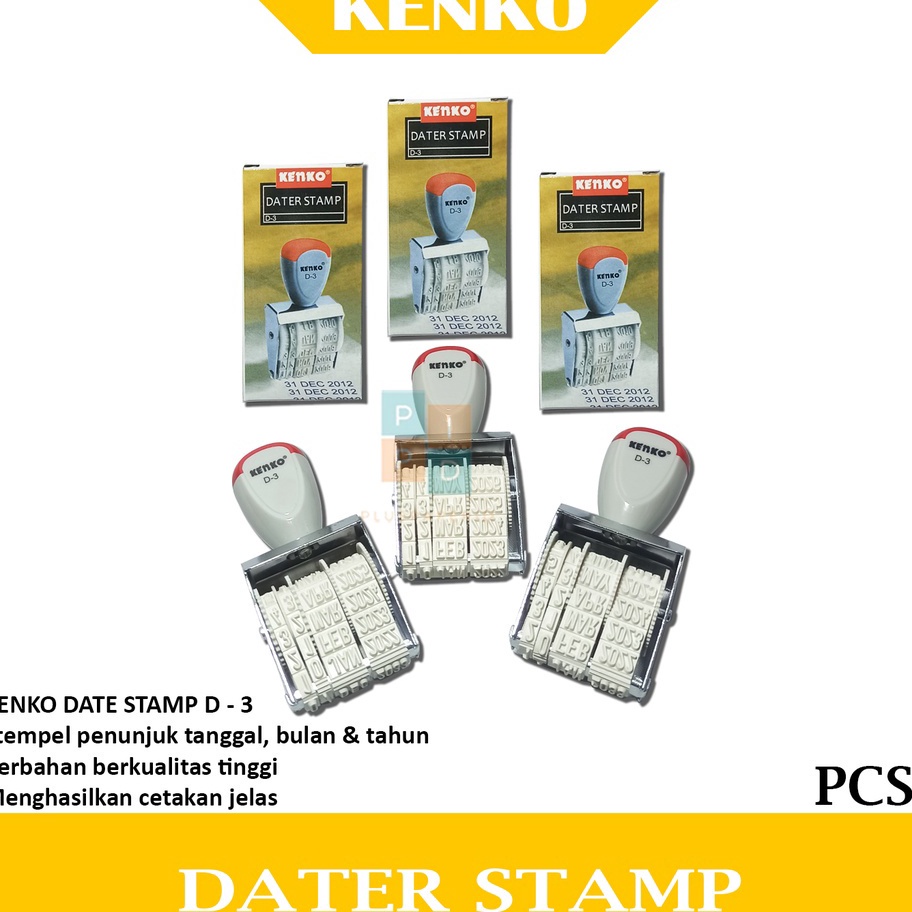 

KENKO Stempel Tanggal Date Stamp D 3 5 MM Dater Stamp Pcs