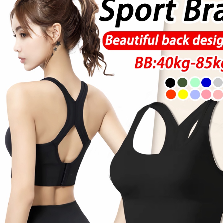 Sport Bra Wanita Model Push Up Seamless Untuk Olahraga/Yoga/Gym/F