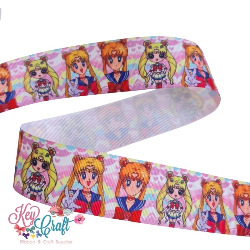 

Pita Grossgrain motif Sailormoon size 3,8cm