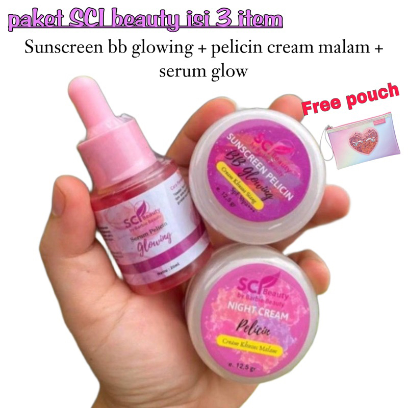 BPOM SUNSCREEN BB GLOWING BY BERBIE BEAUTY DAY CREAM + SALEP PELICIN BERBIE NIGHT CREAM | barbie bea