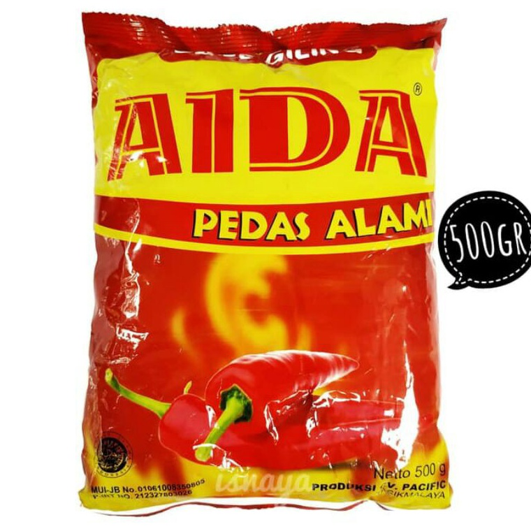 

PROMOAZZ5 Cabe Bubuk Pedas AIDA Kemasan 5 gr Stock Ada