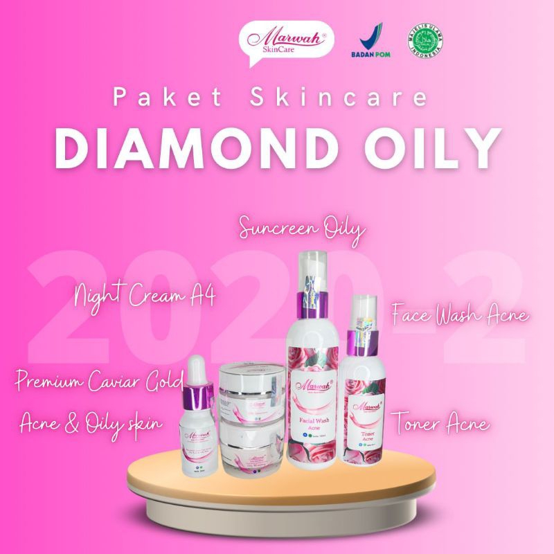ORIGINAL PAKET OILY MARWAH / PAKET BRIGHT TREATREE BTT / PAKET AGING TREATREE ATT / DERMA ACNE / ACN