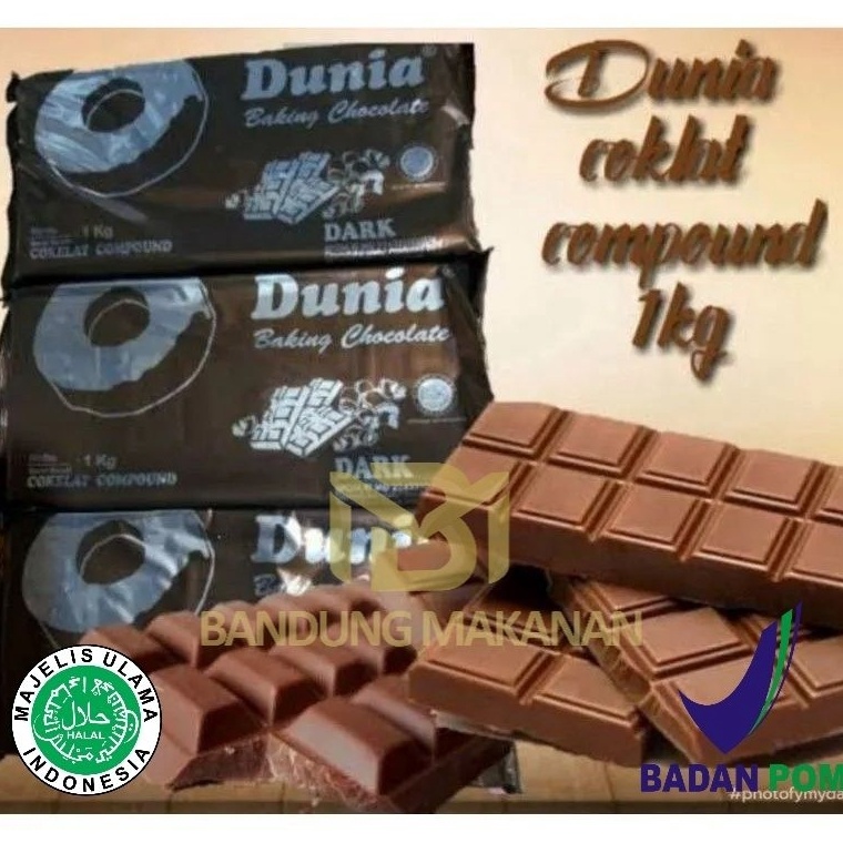 

WER74 Dunia Plaza Dark Compound Coklat Batang 1kg ES KUL KUL Buy Again