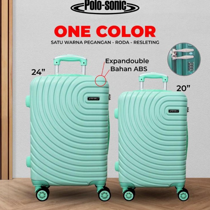 Laris Koper Fiber GoFlex 2 Inch dan 24 Inch 28 Inch TSA One Color Full Warna Seragam