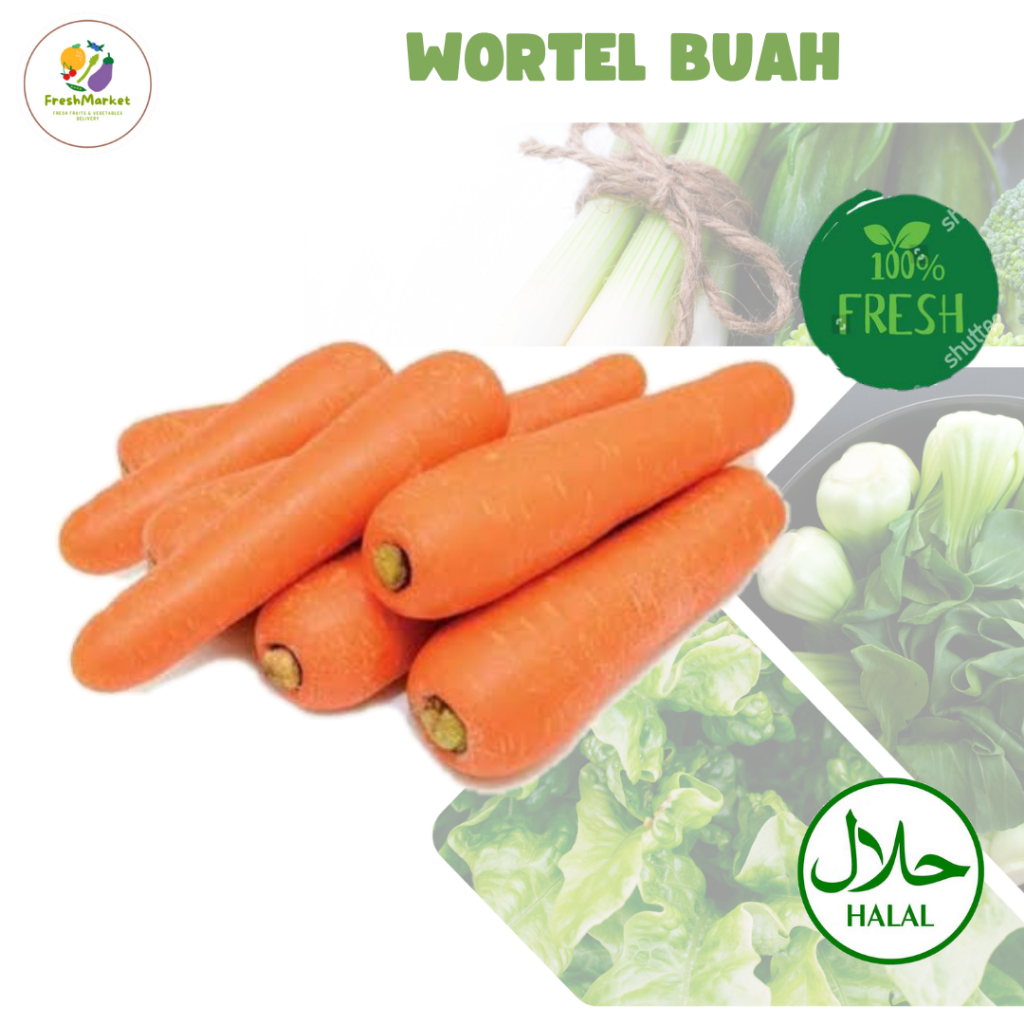 

Wortel Buah Import Segar 1 Kg Freshmarketlampung