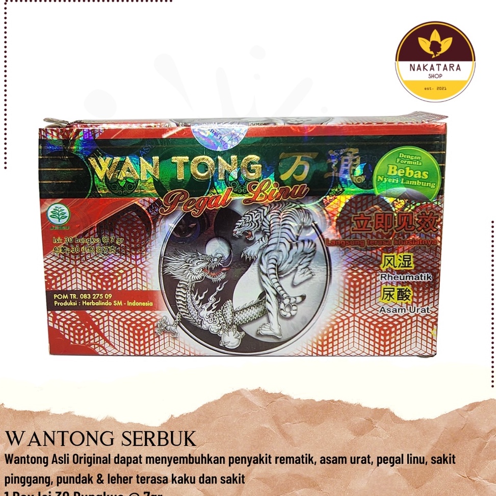 

LKJ8 Jamu WANTONG Serbuk isi 3 Sachet 21