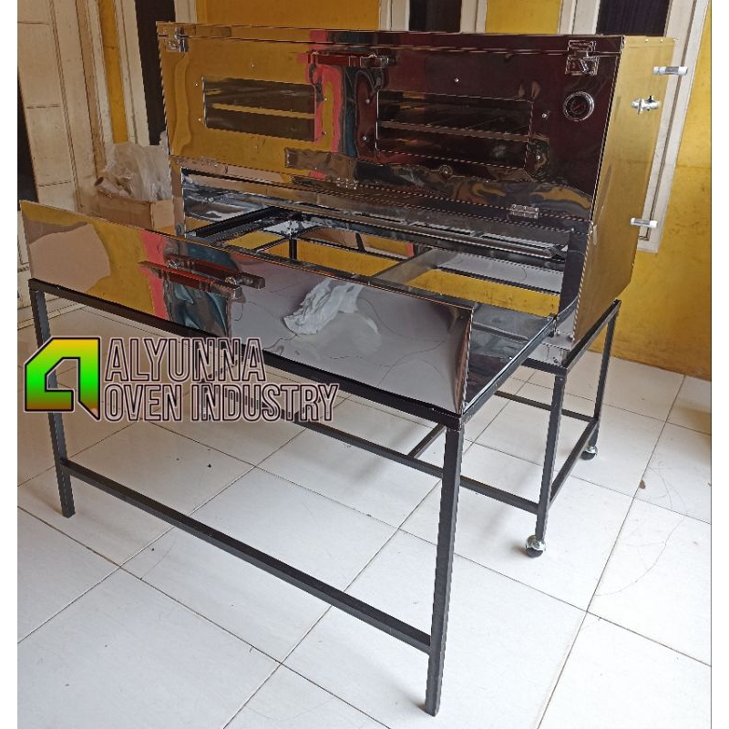 Oven Gas Multifungsi 150x55x70 cm | Untuk Lapis Legit, Aneka Kue & Roti | Oven Gas Stainless Tahan K