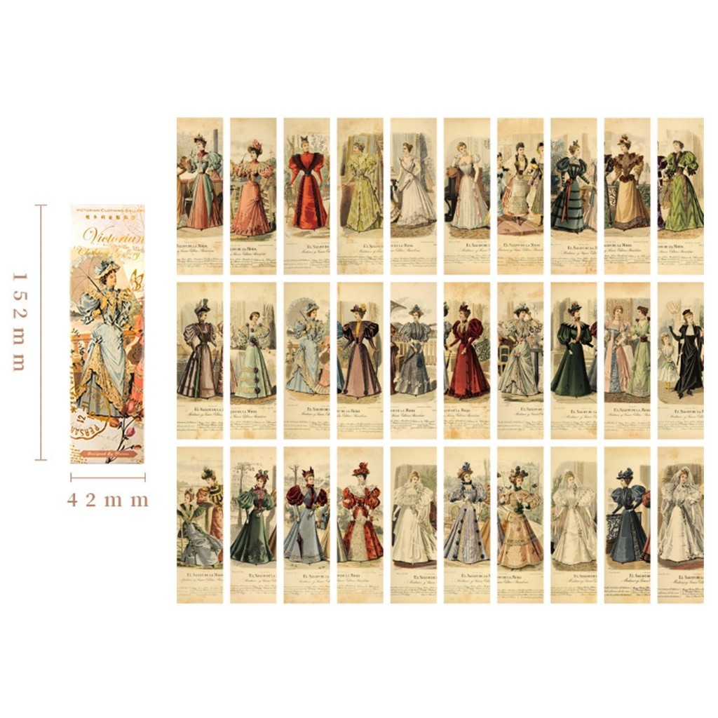 

Paper Bookmark Victorian Clothing