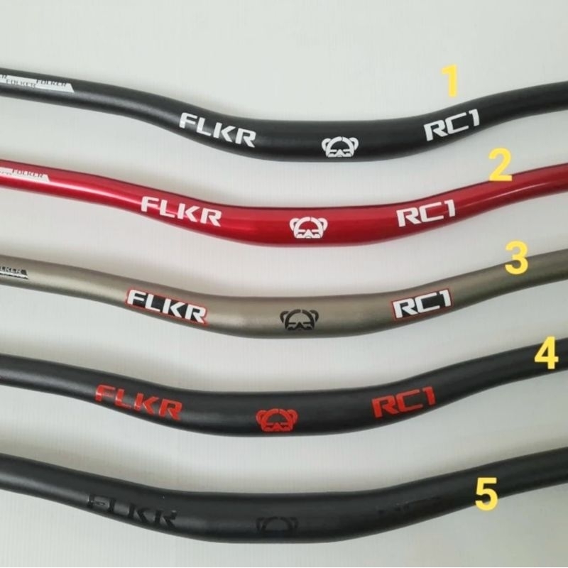 STANG SEPEDA GUNUNG MTB OVERSIZE 31.8 FOLKER RC1 RISE ALLOY HANDLEBAR 80cm
