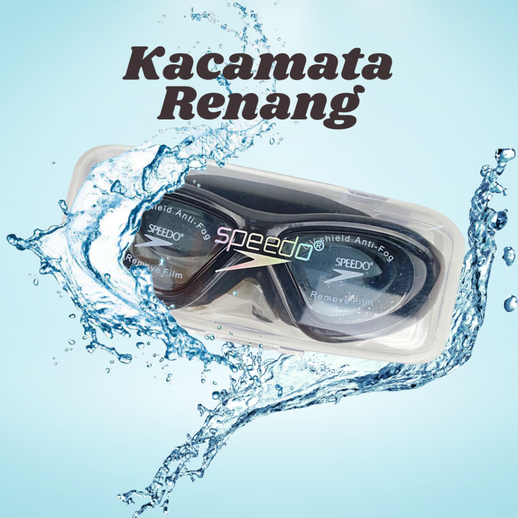Kacamata Renang Anti Fog/ Big Frame /Kacamata Renag Anti UV 9110