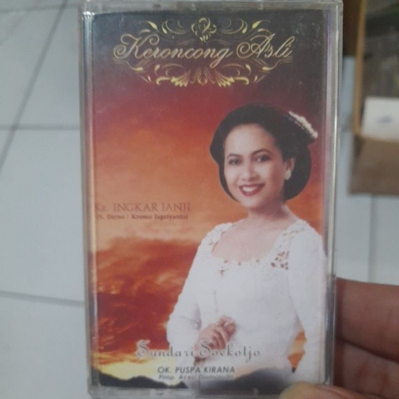 kaset pita sundari sukoco keroncong asli  kr ingkar janji (0692)