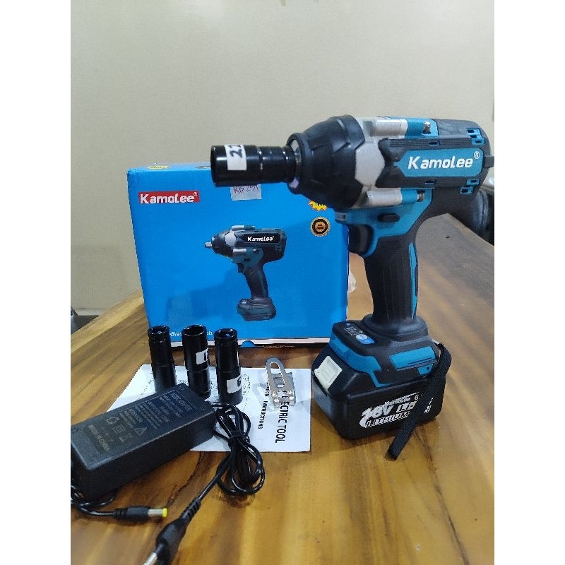 Impact Wrench Kamolee 1800 nm  1 Baterai 6ah