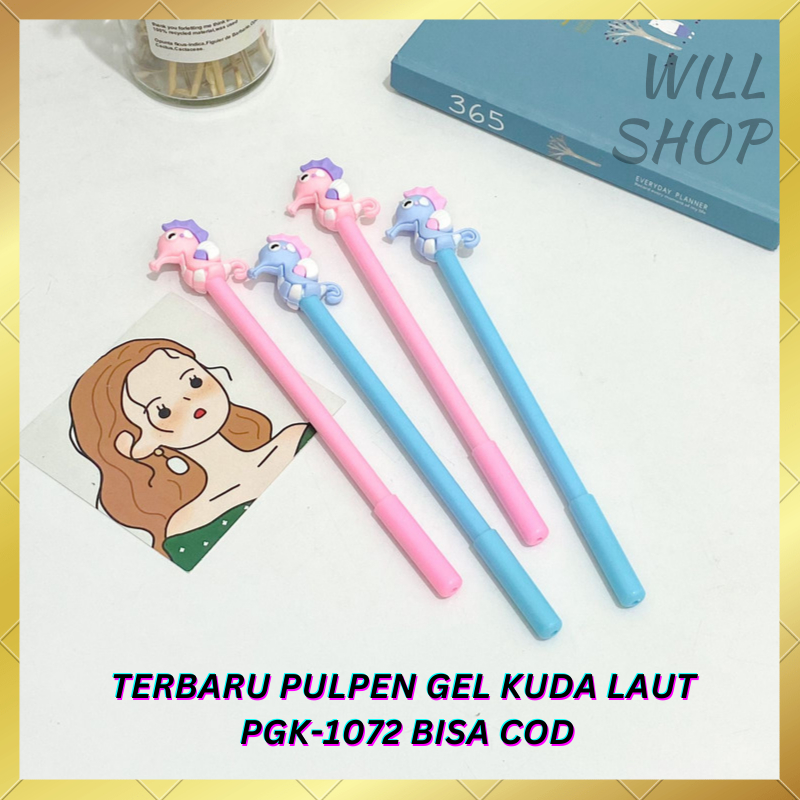 

TERSEDIA VARIAN 4 / 8 / 12 PCS PULPEN PENA KUDA LAUT PGK-1072 LUCU / TERSEDIA WARNA PINK DAN BIRU / BOLPEN PENA GEL TINTA HITAM ALAT TULIS UNIK VARIAN TERBARU DAN TERMURAH BISA COD