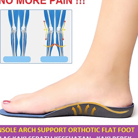 Promo INSOLE SEPATU  ALAS SEPATU KESEHATAN  ALAS SEPATU  INSOLE ARCH SUPPORT ORTHOTIC FLAT FOOT ALAS