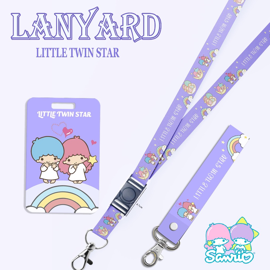 

STRAP LANYARD CARD HOLDER Little Twin Star Gantungan Kunci, Handphone, ID Card