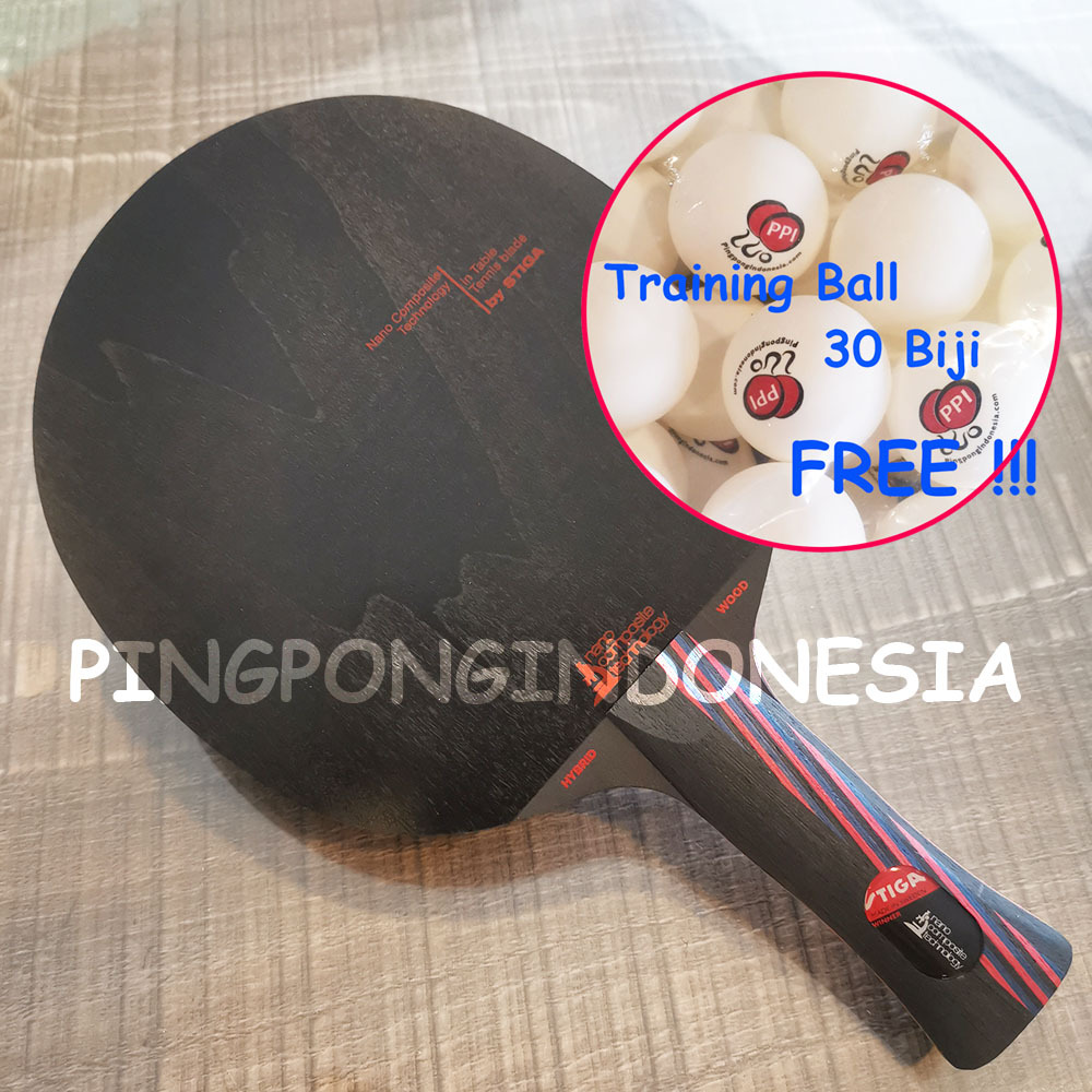 Stiga Hybrid Wood NCT JTTAA - Blade Kayu Pingpong Tenis Meja Bat Bet